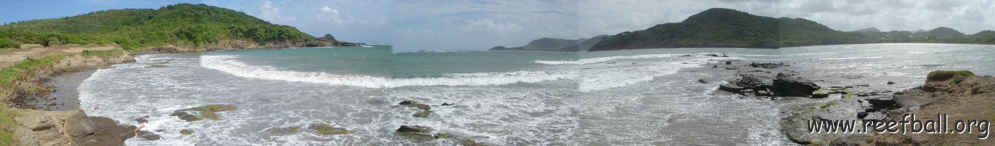 hotelbeach.jpg - "Hotel" Beach site at Cap Development on St. Lucia.  This is one of two proposed sites for submerged breakwater protection with Reef Balls.
