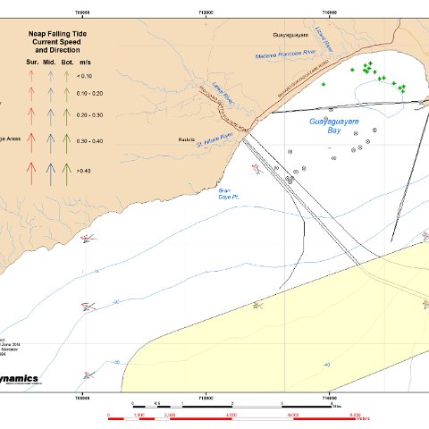 Neap Falling Tide Currents