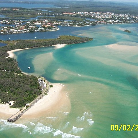 2004 after erosion of sand