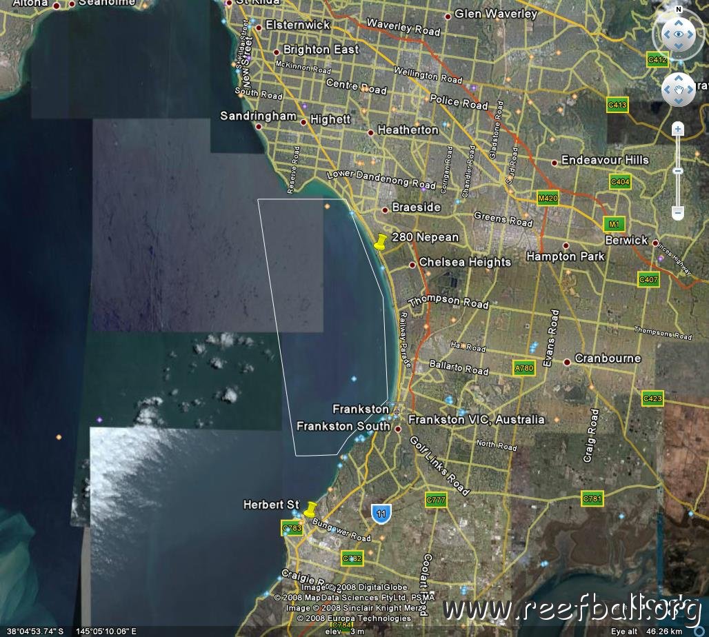 Fisheries VIC proposed reef area