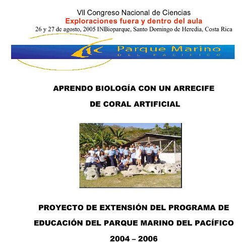 Parque Marino del Pacifico (Marine Park of the Pacific) Project