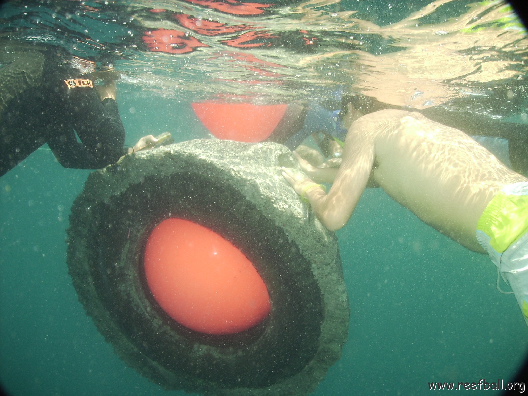 Reef Ball Guatemala Pana Divers 26 Feb. 06 059