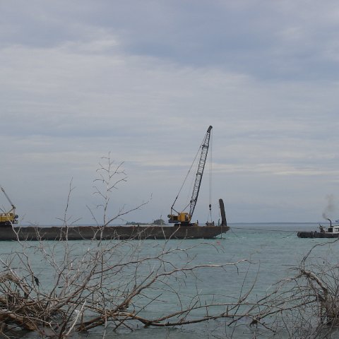 work barge arrives (1) work barge arrives (1)