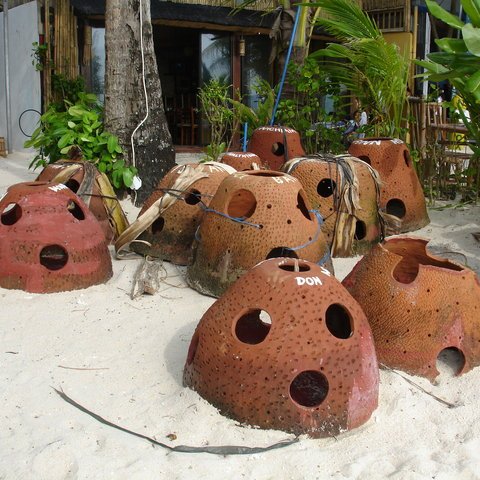 Reef Balls made from Clay