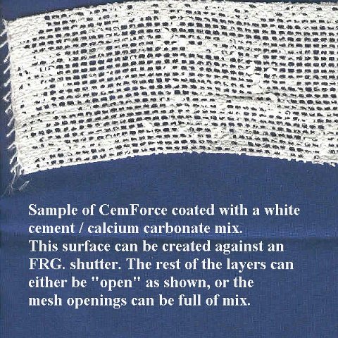 CemForce Concrete Textile Fabric for Reef Building