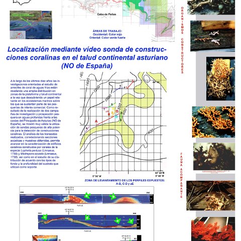 Poster Deep Coral Reef Asturias fin