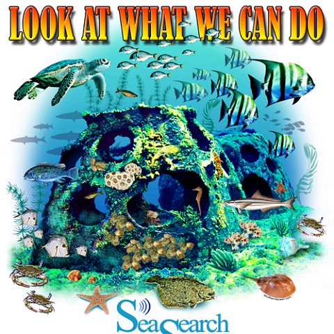 Sea Search Reef Ball T-Shirt Design