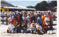 Kids Doing Reef Ball Project